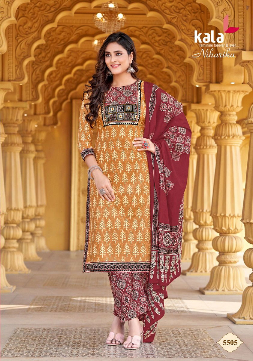 Kala Niharika Vol 1 Printed Cotton Dress Material Catalog

